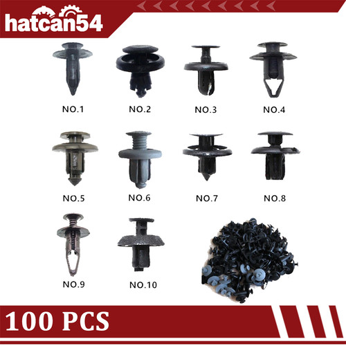100pcs car body auto - body, fasteners