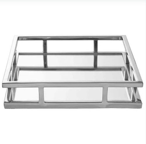 Rectangular silver finish - rectangular,