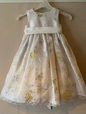 SUGAR PLUM SEQUINNED PARTY BRIDESMAID SUMMER 3 LAYER FULL DRESS - AGE 4