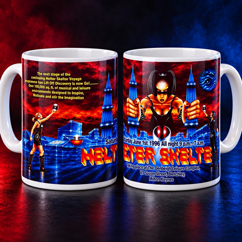 Helter skelter 1990s mug - helter,