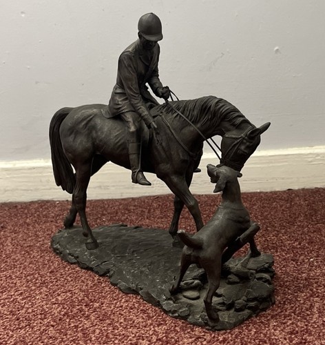 Damaged bronze resin piece - a,