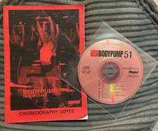 Les Mills BODYPUMP BODY PUMP 51 CD and CHOREOGRAPHY NOTES (No DVD)