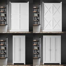 2/3 Door Matt Wooden Wardrobe