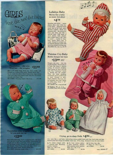 1964 paper twin dolls - ad,