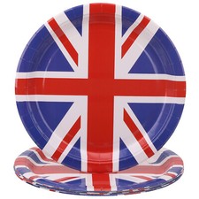 20pcs Union Jack Plates VE Day