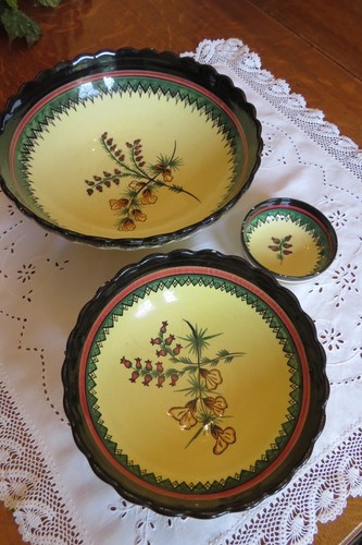 Henriot quimper three bowls - three,