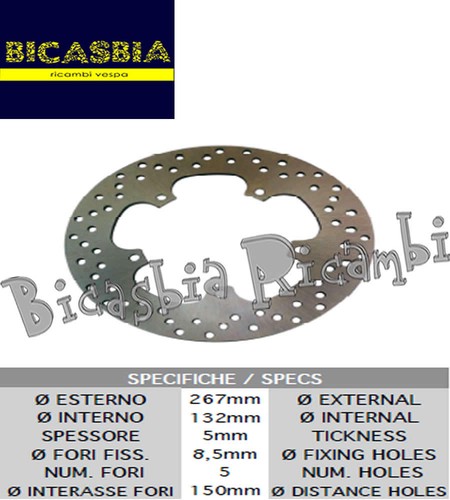 1881 rear brake disc - rear,