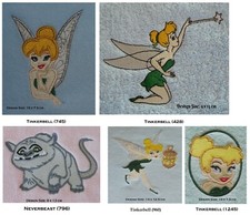 Tinkerbell (A) - Embroidered Personalised Cotton Bath or Hand Towel