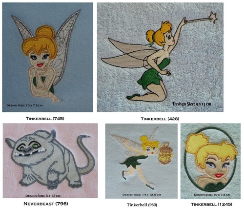 Tinkerbell embroidered - (a),