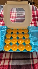 16 x Handmade 100% Organic Beeswax Tealight Candles