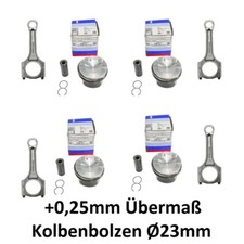 4x pistons +0.25 oversize