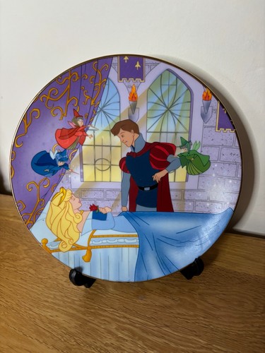 Disney plate 1959 sleeping - plate,