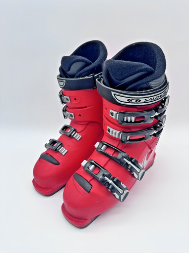 Salomon ski boots - boots, red