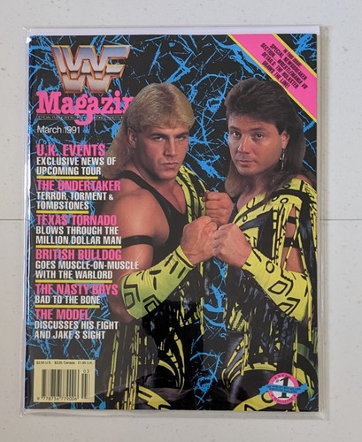 Wwf wwe magazine march 1991 - wwe,