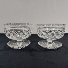 Cut Crystal Footed Dessert