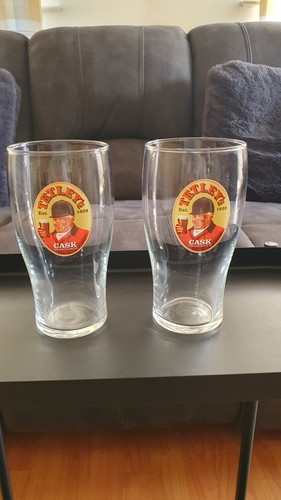 Vintage tetleys pint - x2,