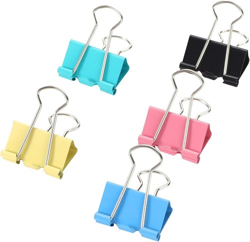 Assorted metal bulldog clips - assorted,