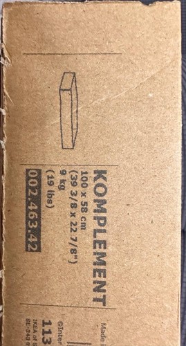 Ikea komplement drawer - komplement,