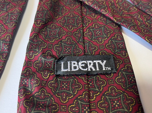 Mens burgundy patterned - mens,