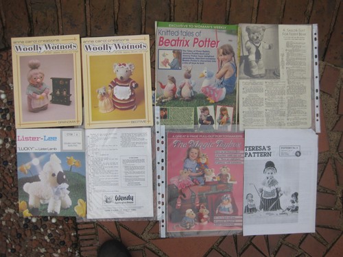 Job lot vintage - lot, knitting