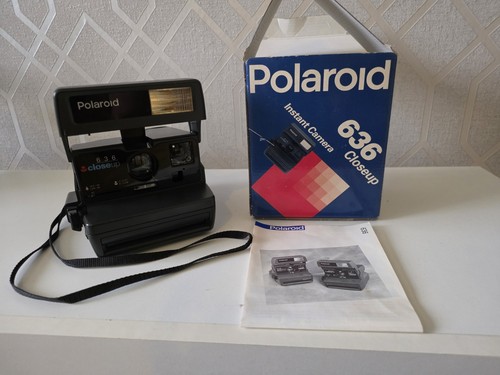 Vintage polaroid 636 - polaroid, closeup