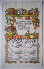 1980's 1984 kitchen calendar
