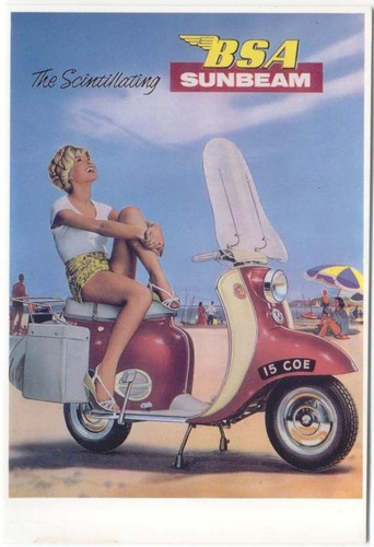 Bsa sunbeam scooter - sunbeam, modern