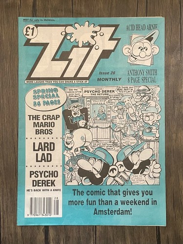 Bagged zit comic 1990s - zit,