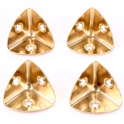Brass 28mm case corner - 4x,