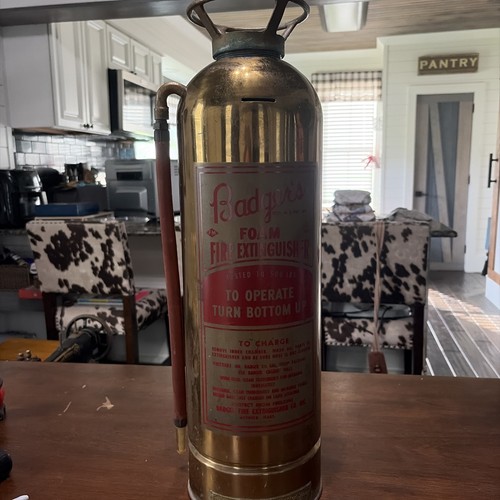 Vintage badger foam fire - vintage,