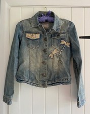 Next Girls Blue Dragonfly gold