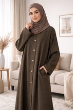 Open Front Abaya