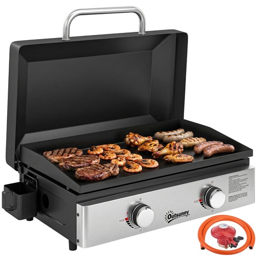 Outsunny burner grill - outsunny, 2