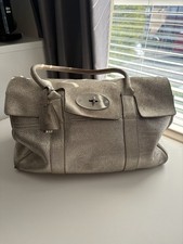 Mulberry Large Gold Metallic