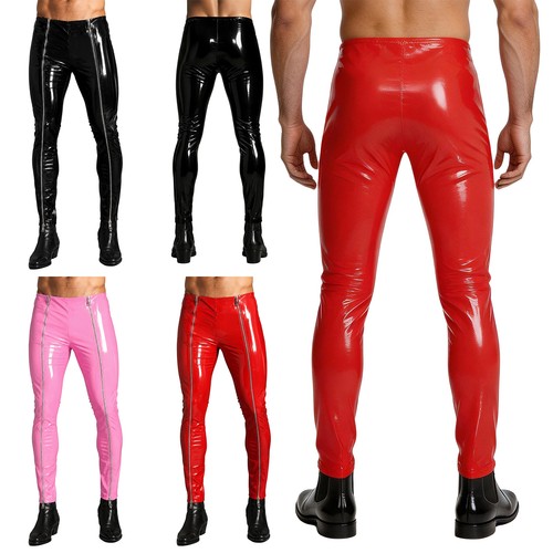 Men wet look leather - men, wet‑look