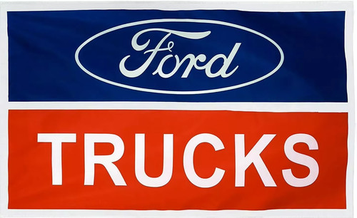 Ford trucks usa racing banner - usa,