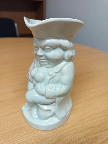 White toby jug - white,
