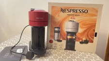 Nespresso Vertuo Next Coffee Capsule Pod Machine Cherry Red  Tested & Working