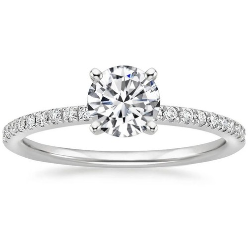 Oval cubic zirconia engagement - oval,