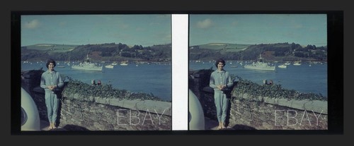 Stereo glass slide - 3d,