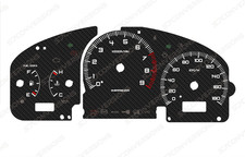 Subaru Impreza GD KM/H Carbon Dial Cards 8 Colours Gauges