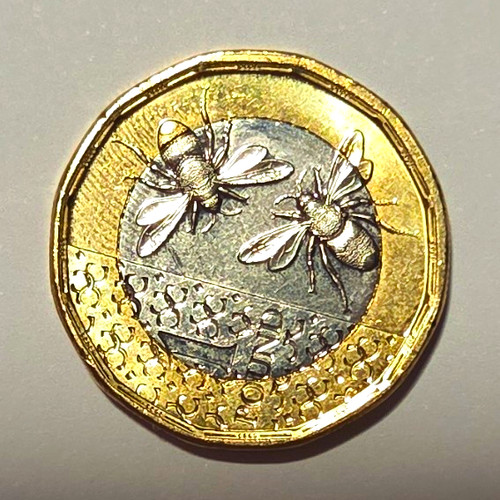 2023 one pound coin - £1,