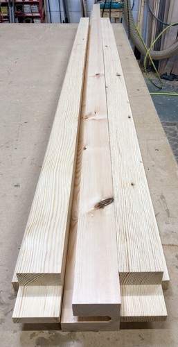 Wooden garage door frame - garage,