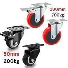 Swivel castor 100mm heavy - swivel,