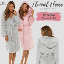 Womens Ladies Fleece Dressing
