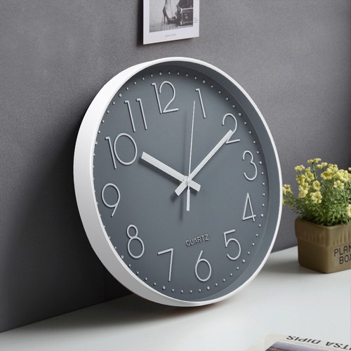 Modern grey round wall - modern,