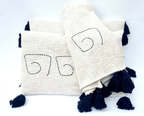 Cotton throw blanket tanda - blanket, "tanda"