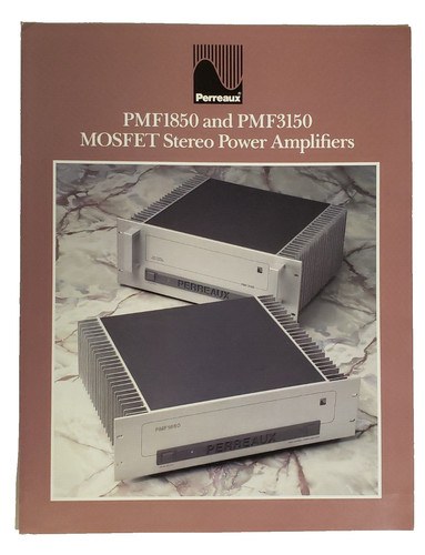 Perreaux pmf1850 pmf3150 - &,