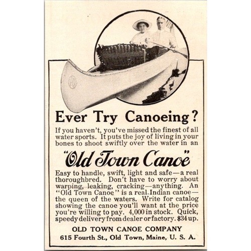 Old town canoe company - town,