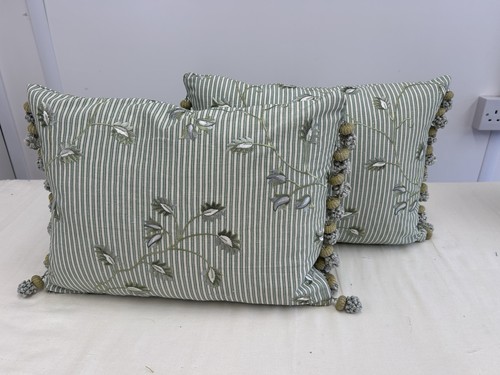 Pair colefax fowler cushions - pair,